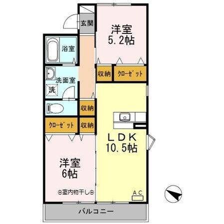 グランデールの物件間取画像